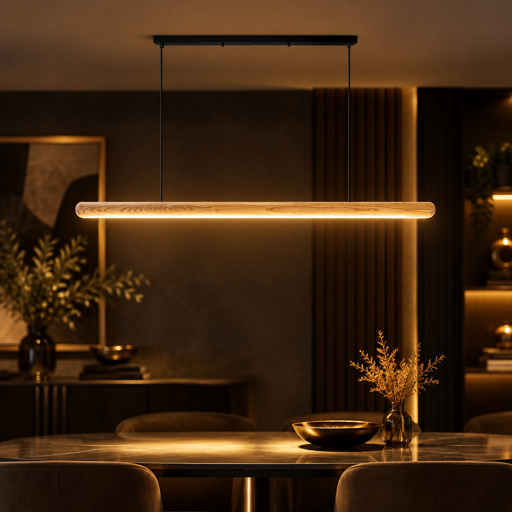 Suspension en Bois Massif Design – Luméa