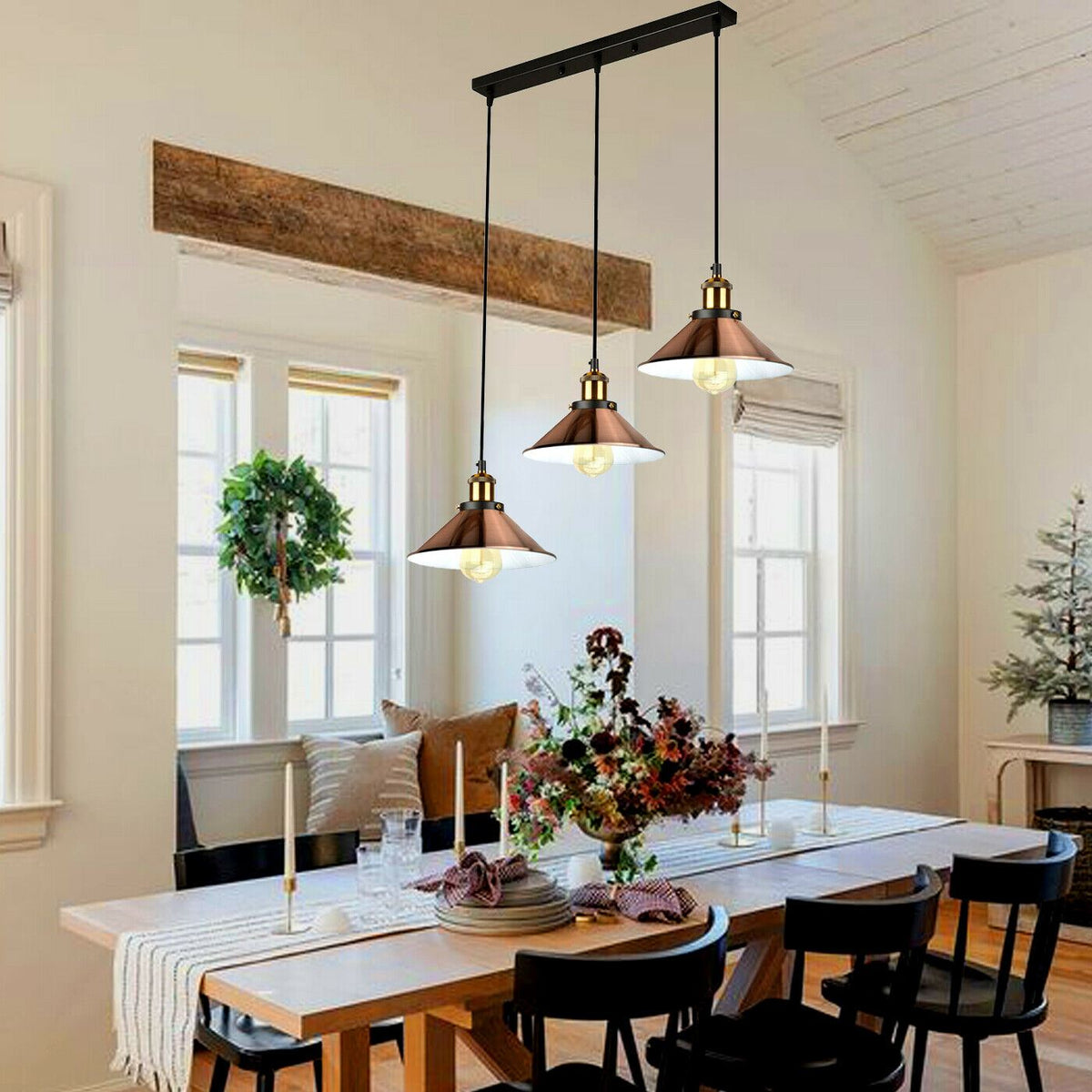 Modern Lenier Style 3 Light Ceiling Pendant ~1323