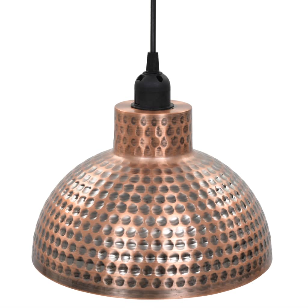 Plafonnier 2 Pcs Semi-Sphérique Couleur Cuivre