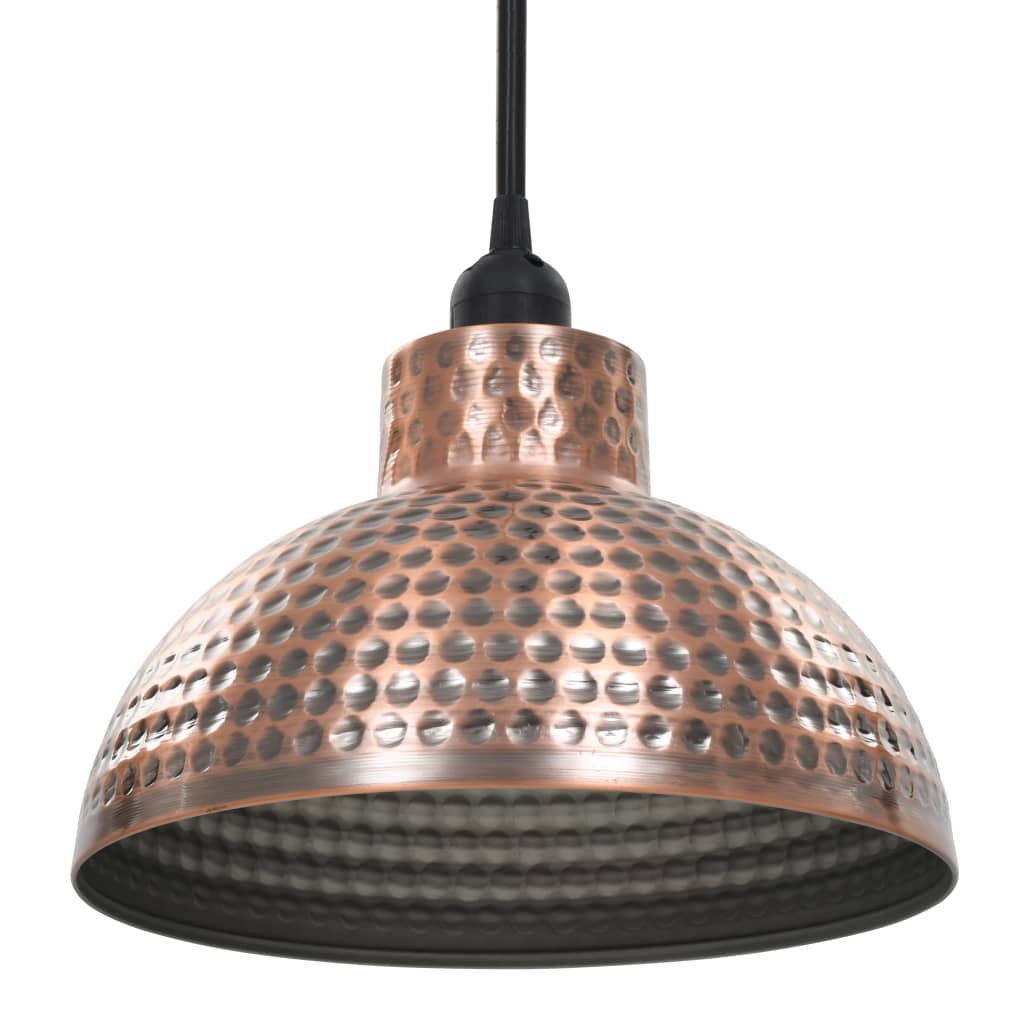 Plafonnier 2 Pcs Semi-Sphérique Couleur Cuivre