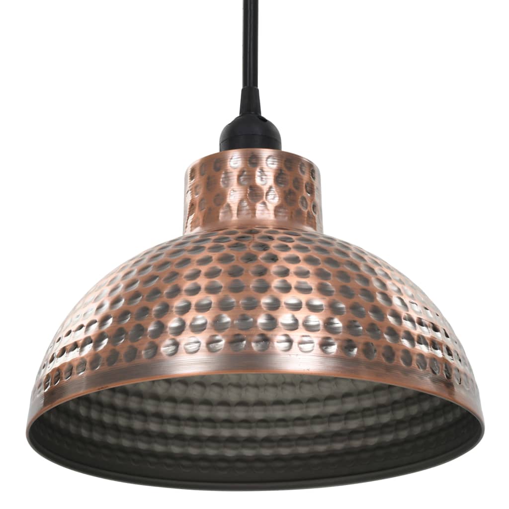 Plafonnier 2 Pcs Semi-Sphérique Couleur Cuivre