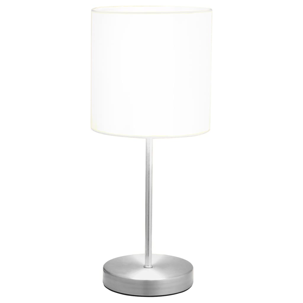 Lampes De Table 2 Pcs Bouton Tactile Blanc E14