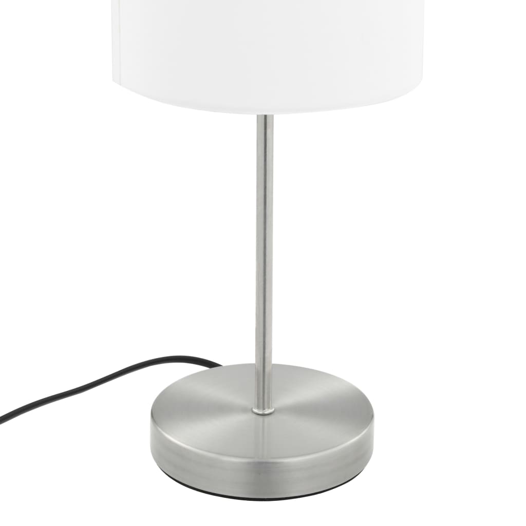 Lampes De Table 2 Pcs Bouton Tactile Blanc E14