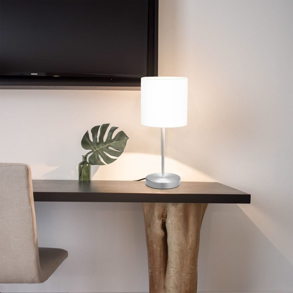 Lampes De Table 2 Pcs Bouton Tactile Blanc E14