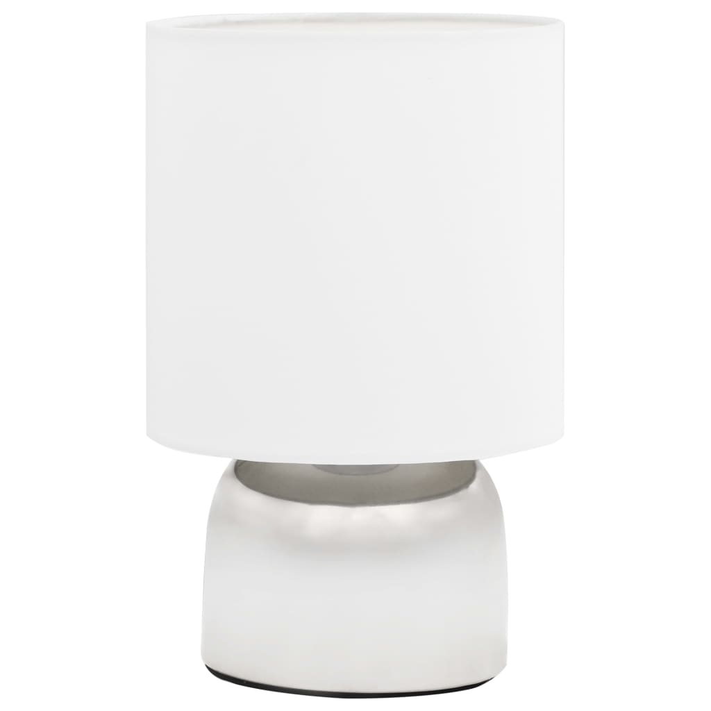 Lampes De Table 2 Pcs Bouton Tactile Blanc E14