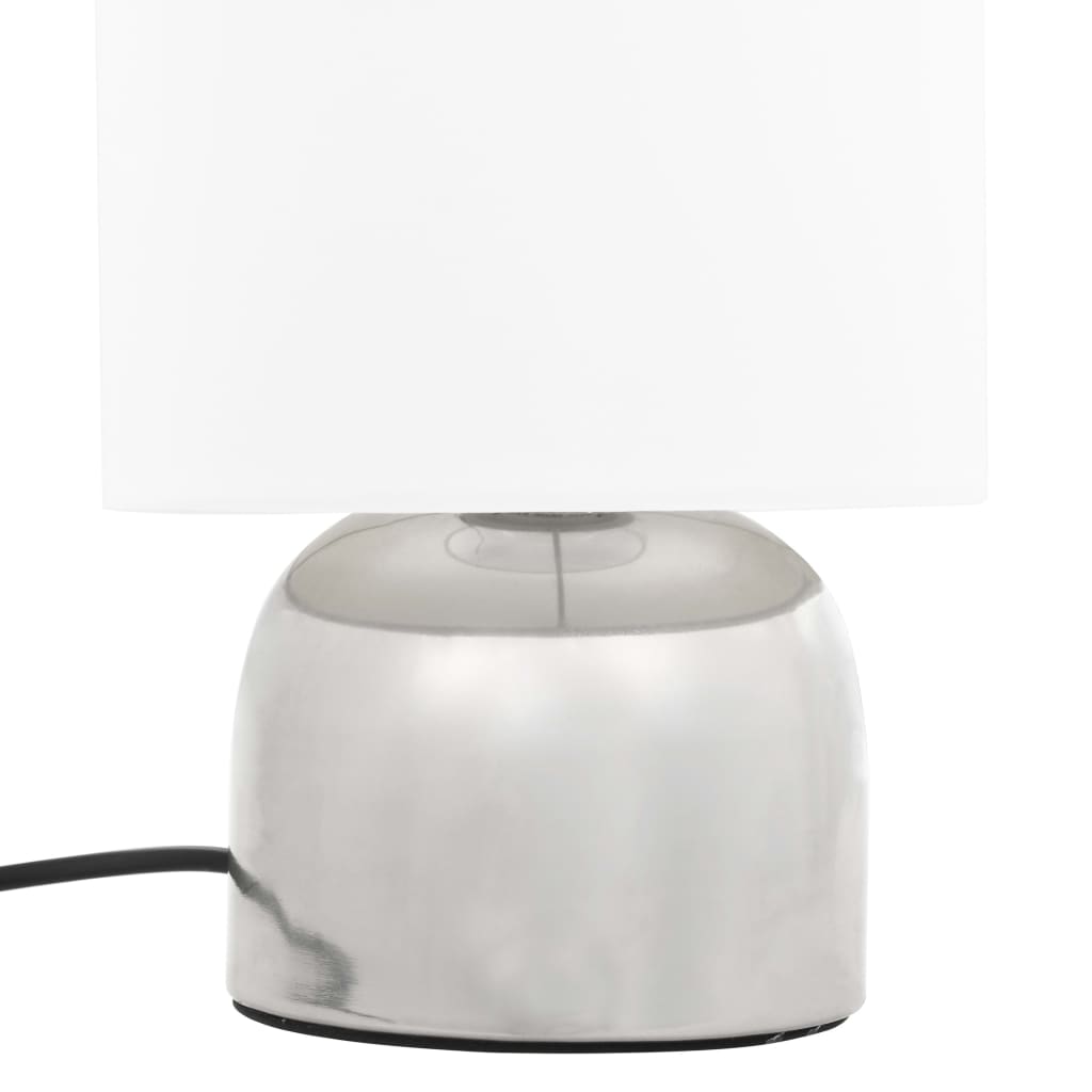 Lampes De Table 2 Pcs Bouton Tactile Blanc E14