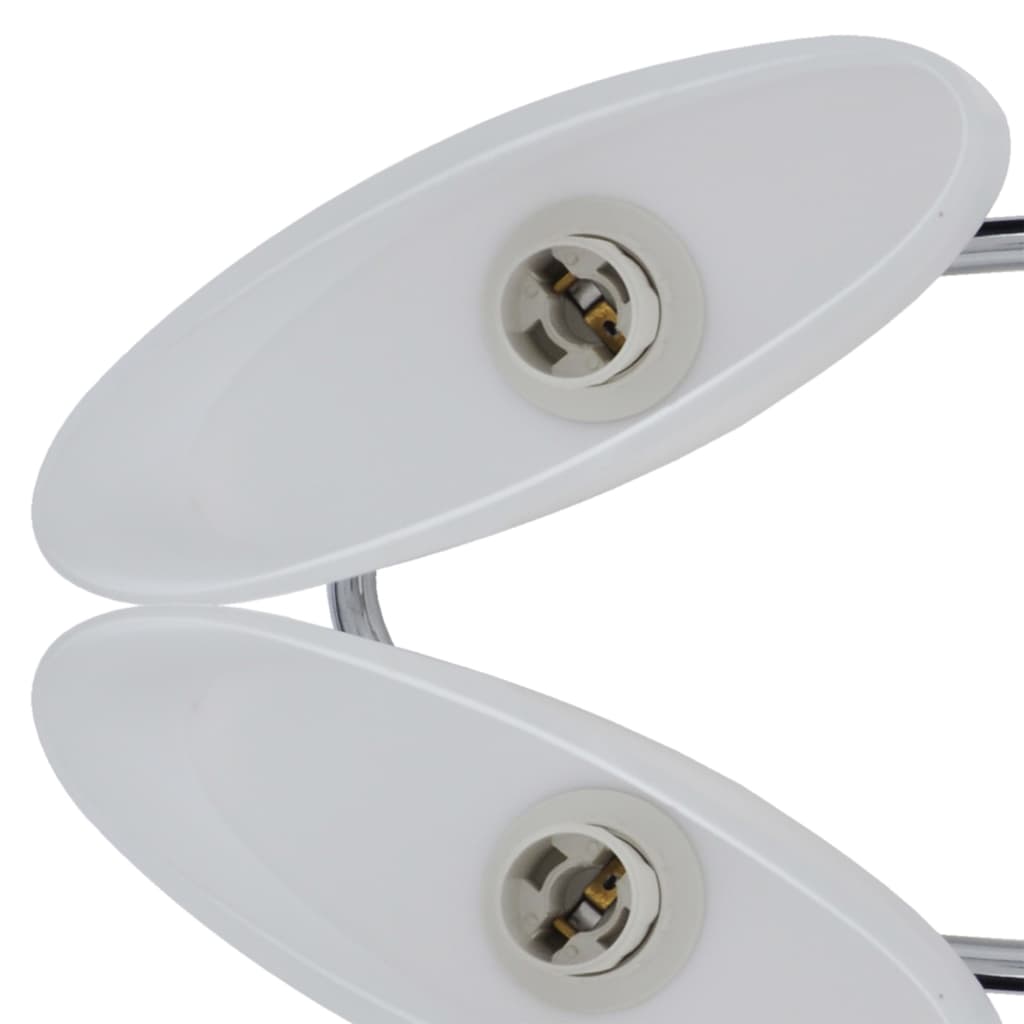 Plafonnier Avec Abat-Jours En Verre Ellipsoïde 4 Pcs E14