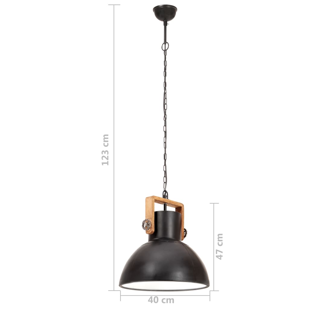 Lampe Suspendue Industrielle 25 W Rond 40 Cm E27