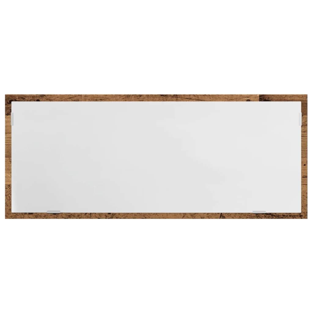 Miroir De Salle De Bain À Led Bois D'ingénierie