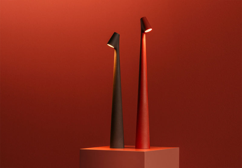 Lampe portable nordique – Design sculptural moderne d’inspiration africaine