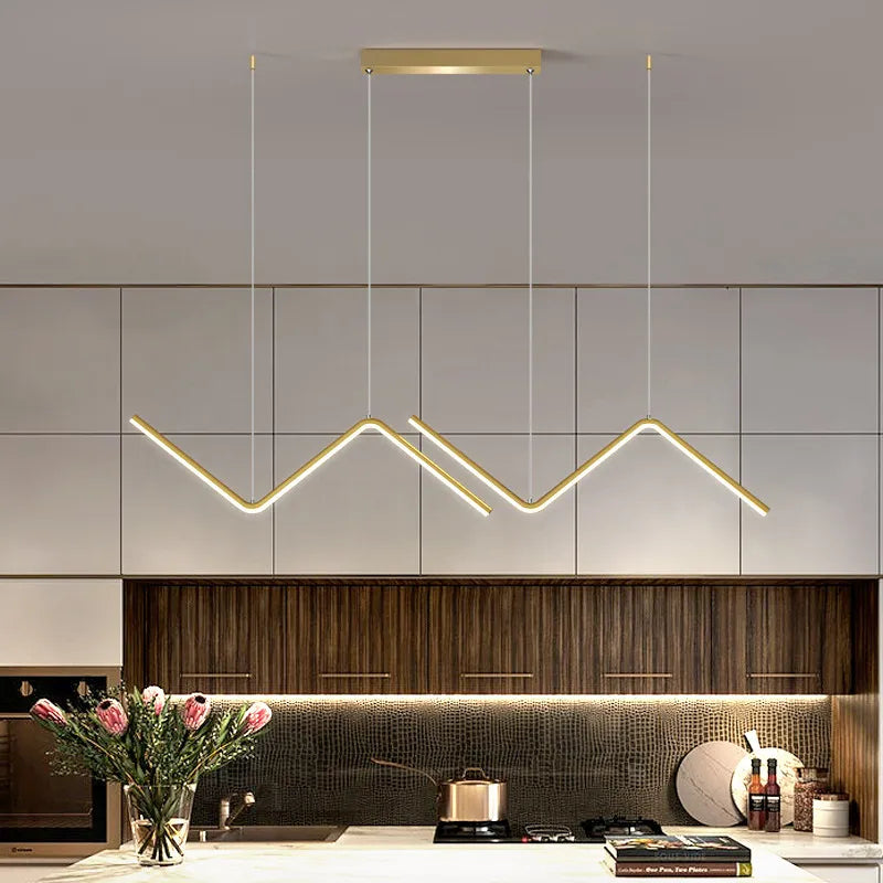 Suspension LED moderne et luxueuse – Luméa