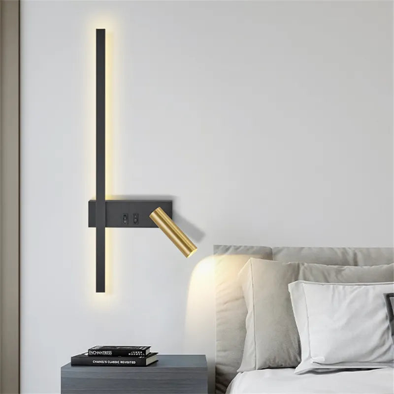 Applique murale LED nordique – Design moderne pour salon et chambre