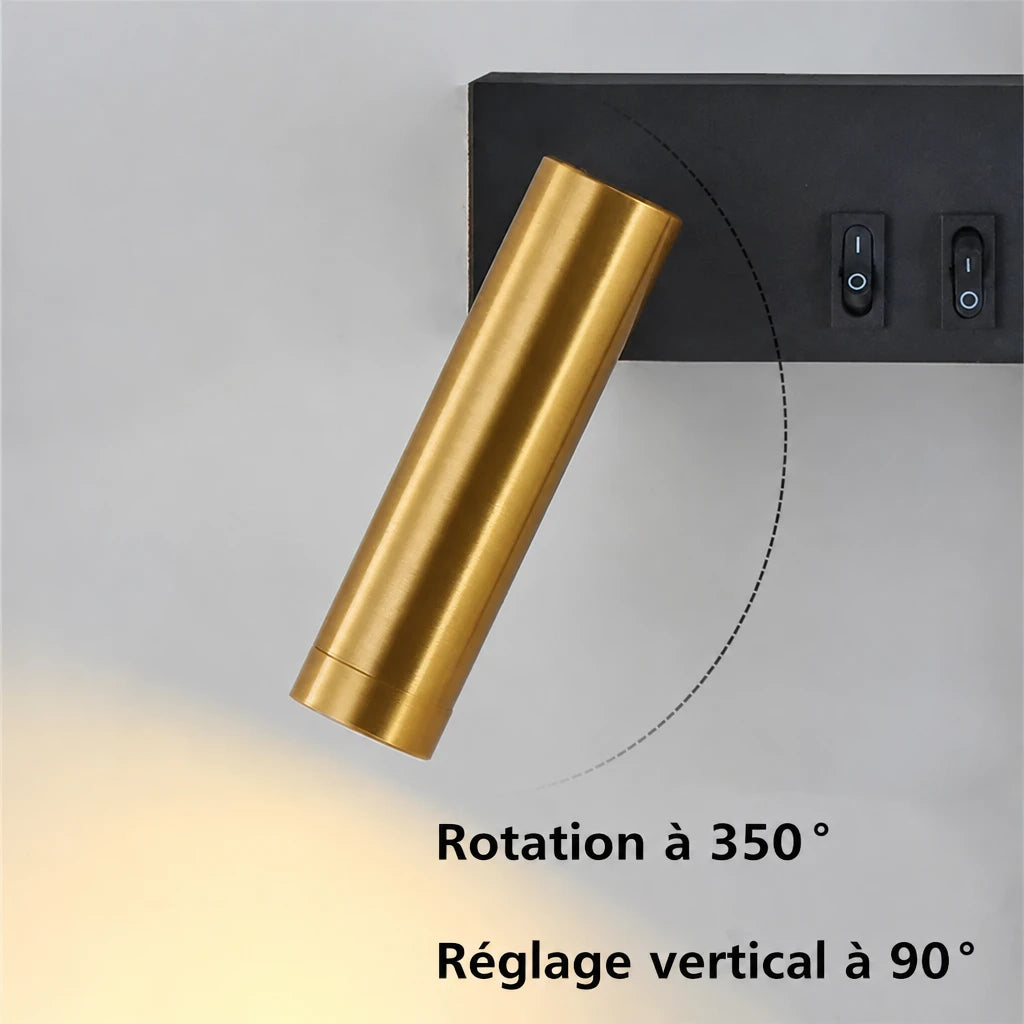 Applique murale LED nordique – Design moderne pour salon et chambre