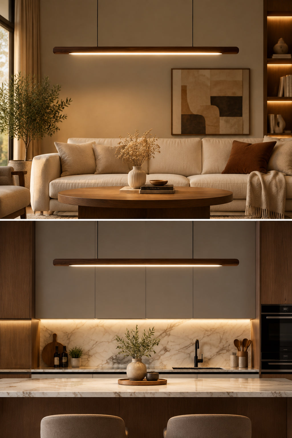 Suspension en Bois Massif Design – Luméa